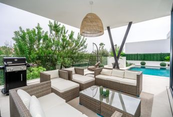 Luxurious Frontline Golf Villa with Unmatched Amenities and Stunning Views in El Campanario