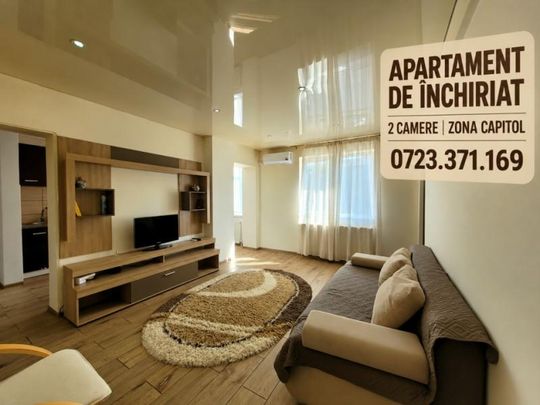 CAPITOL- Apartament 2 Camere Cu Centrala Pe Gaz, Termen Lung - Photo 1