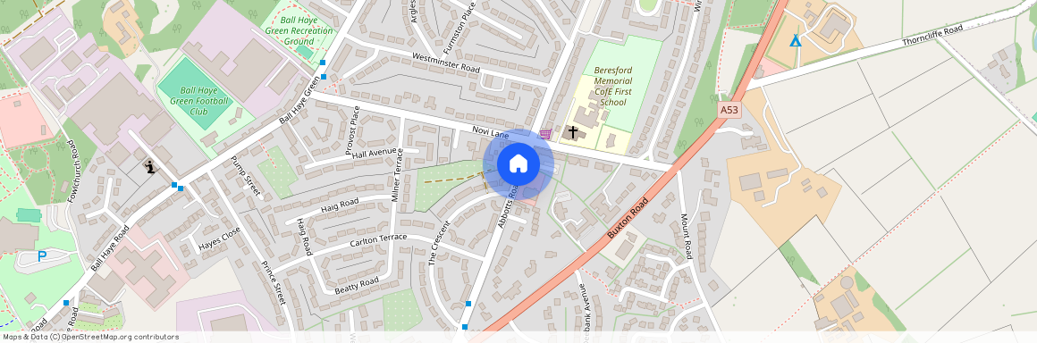 Abbotts Road, Leek, Staffordshire, ST13