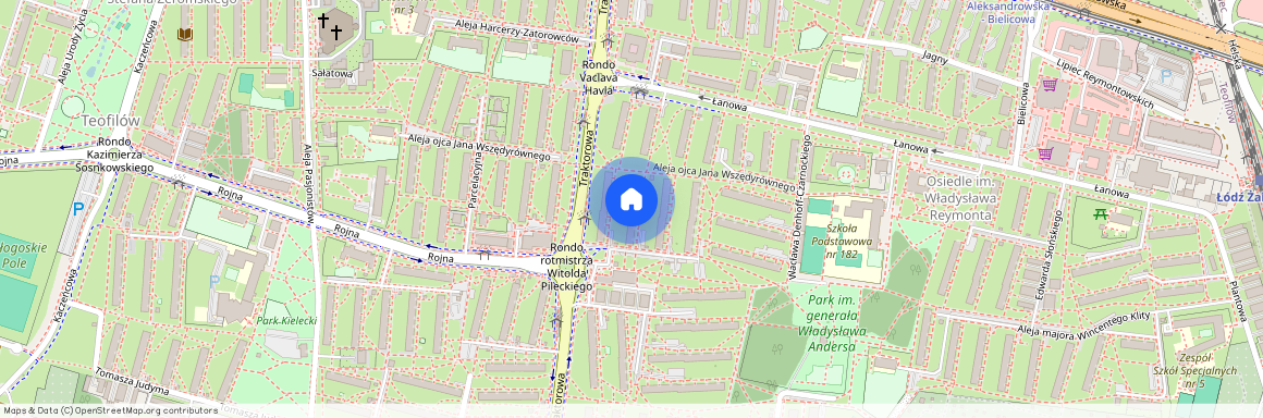 Traktorowa 55, Teofilów, Bałuty, Łódź, łódzkie