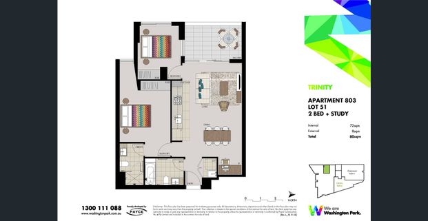 Spacious two-bedroom plus study apartment in the heart of Riverwood - Photo 1