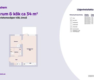 Mariehemsvägen 43 B, Umeå - Foto 4