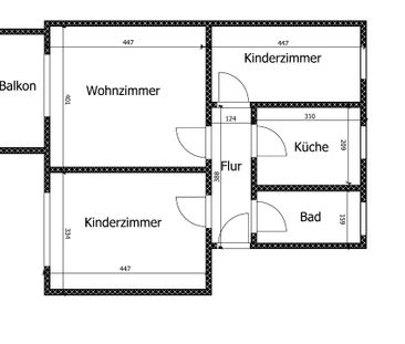 Dreizimmerwohnung in grüner und ruhiger Lage von Kamenz! Mit Balkon! - Foto 5