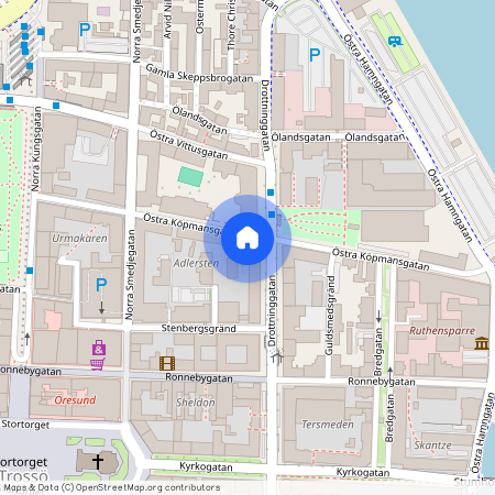 Trossö/centrum, Karlskrona, Blekinge, Drottninggatan 45