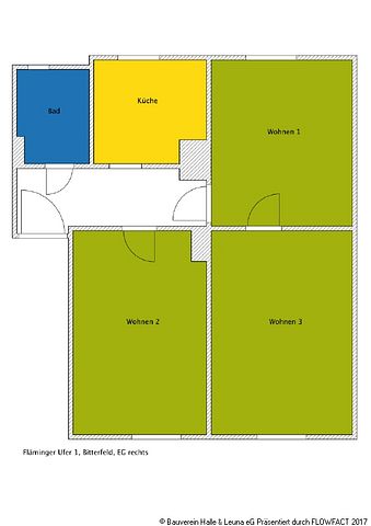 Erdgeschosswohnung in begrünter Anlage - Photo 4