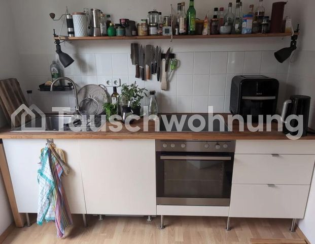 TAUSCHWOHNUNG Helle 2 Raum DG Wohnung mit uneinsehbarem Balkon - Foto 1