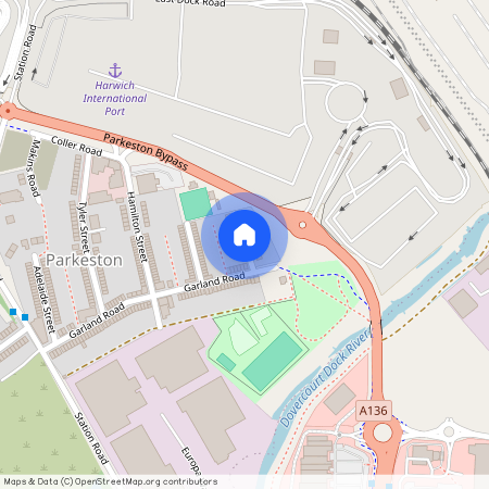 Parkeston Road, Parkeston Village, Harwich, Essex, CO12