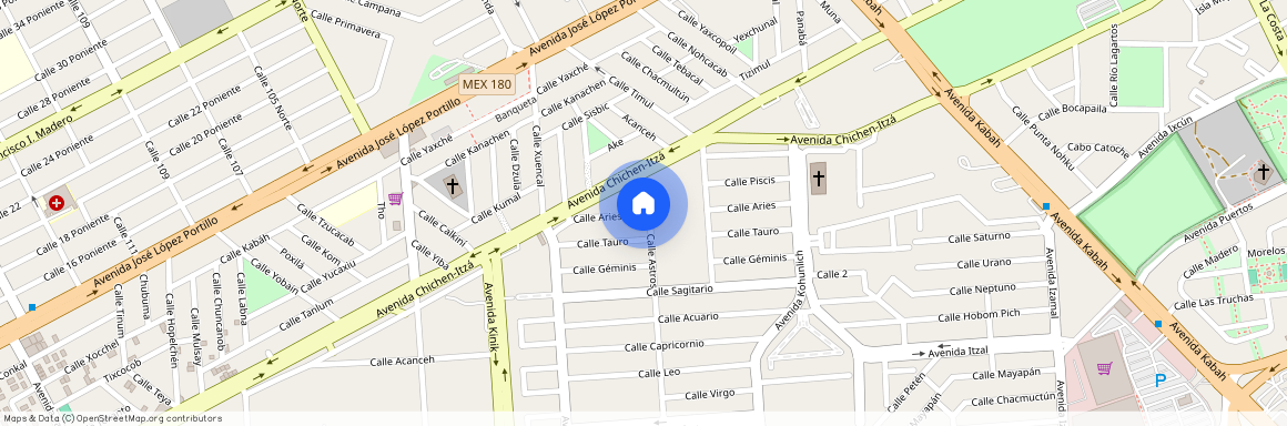 Calle Aries, Supermanzana 41, 77507 Cancún, ROO, Mexico