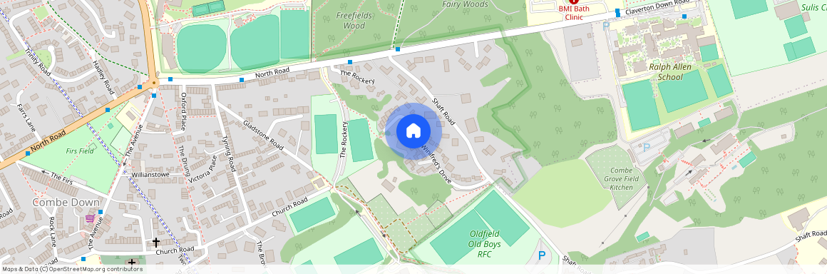 St. Winifreds Drive Combe Down, Bath, Bath & North East Somerset BA2 7HR