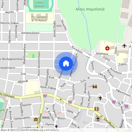 Θερμοπυλών, 31 661 31 Δράμα, Παλιά Πόλη (Δράμα)