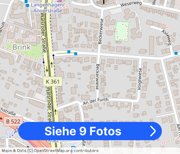 Langenhagen, neuwertig möbliertes Apartment mit Balkon, perfekte Pe... - Foto 1