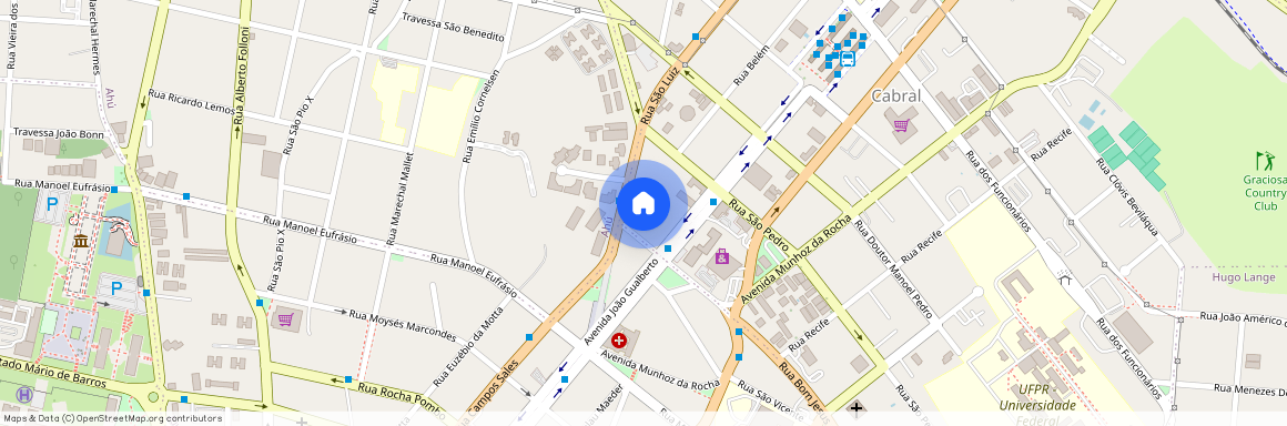 Avenida Anita Garibaldi, 290, Cabral, Curitiba - PR, 80035-130, Brazil