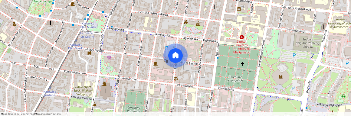 ul. Józefa Lompy, Śródmieście, Katowice, śląskie