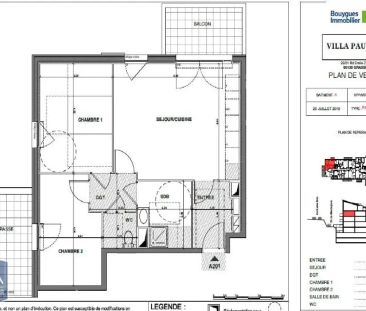 Appartement à louer 3 pièces 59.2m² - Photo 1
