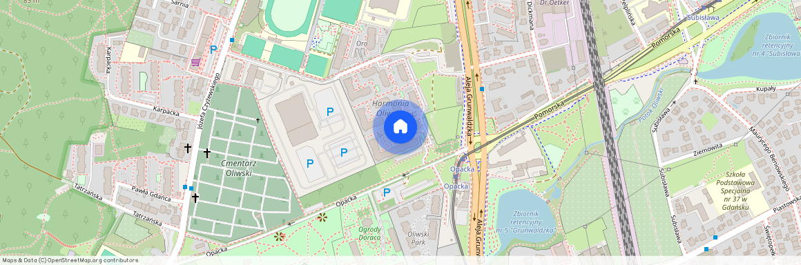 ul. Opacka, Oliwa, Gdańsk, pomorskie