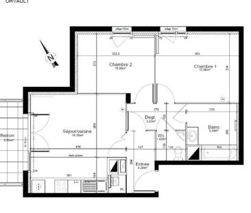 Louer appartement 3 pièces de 55 m² - Photo 6