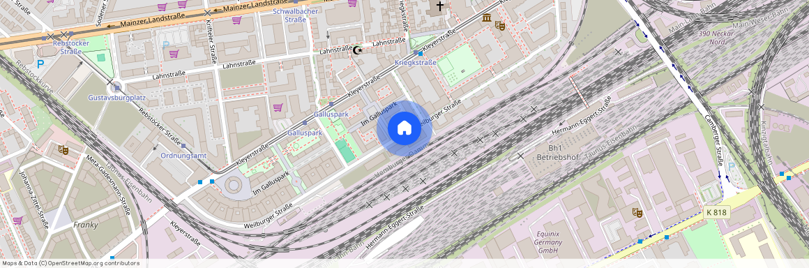 Weilburger Strasse, 60326 Frankfurt am Main - Gallusviertel