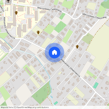 ul. Aleksandra Zelwerowicza, Zalesie, Rzeszów, podkarpackie