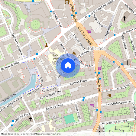 Canal Walk Lochrin Quay Edinburgh EH3