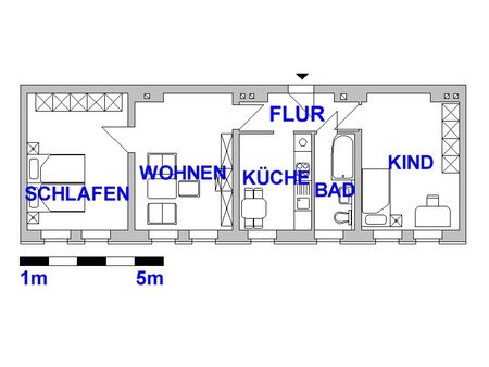 Helle 3-Raum-Wohnung mit Tageslichtbad - Photo 5