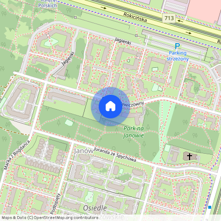 Oleńki Billewiczówny 7, Łódź, Widzew, Olechów-Janów