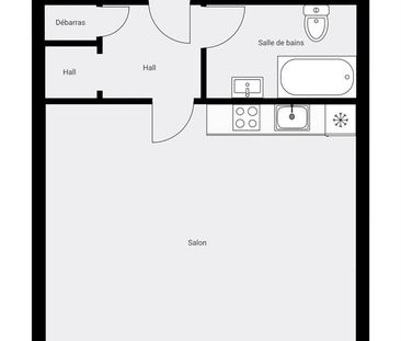 Studio à louer - Rue Velbruck à Liège - Photo 3