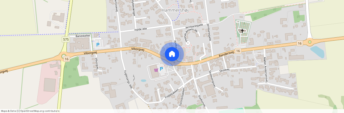 Jernbanegade, 1 A, ST., 8830, Tjele