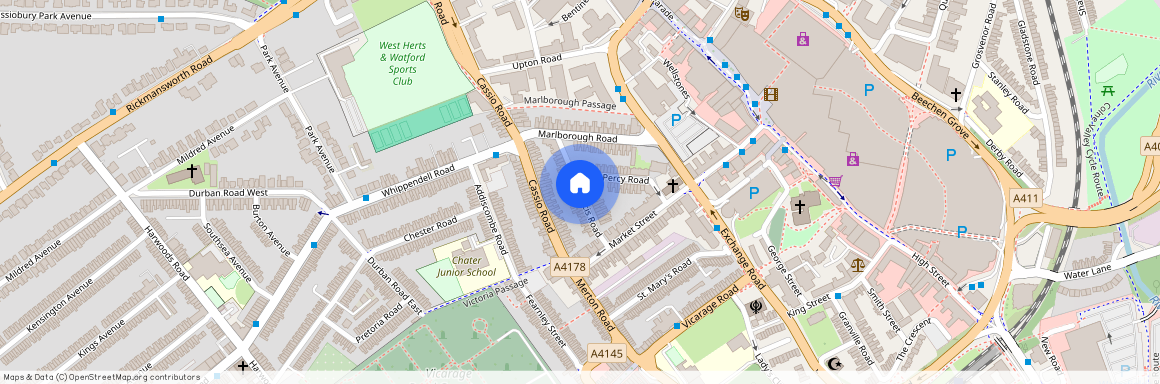 Francis Road. Watford, Hertfordshire, WD18