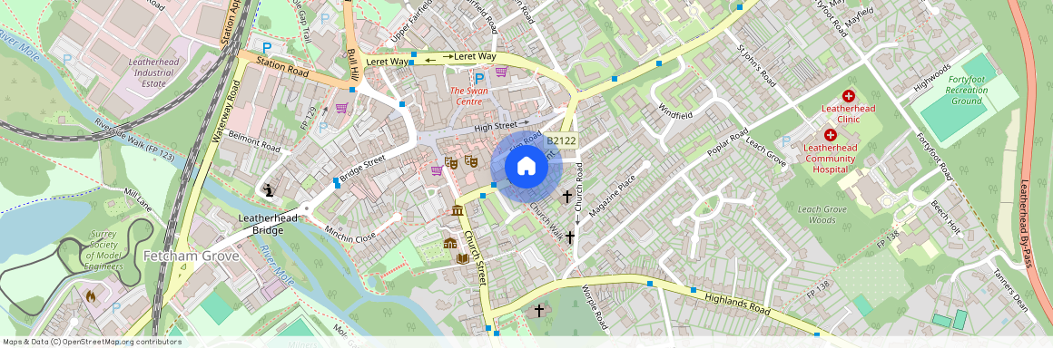 The Crescent, Leatherhead, Surrey, KT22 8EE