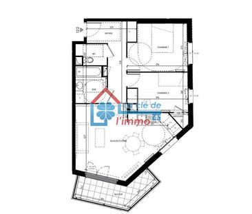A LOUER - F3 + BALCON + 2 PARKINGS - Photo 3