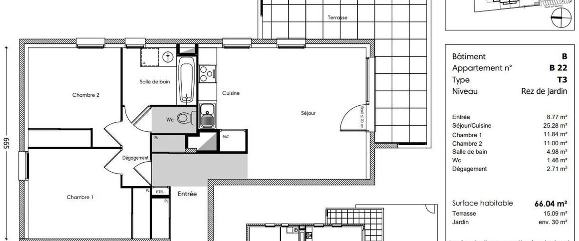 location Appartement T3 DE 66.04m² À MARCELLAZ - Photo 1