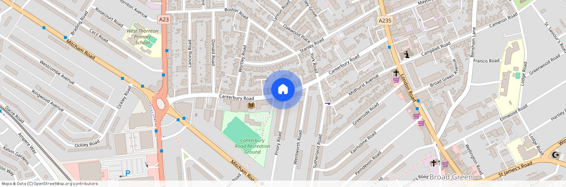 Canterbury Road, Croydon, CR0