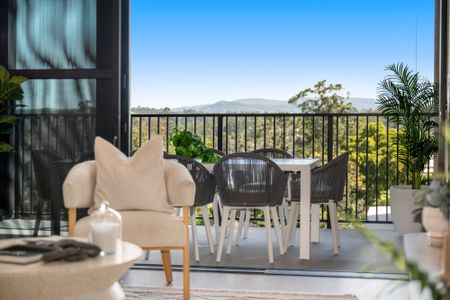 TWO BED + SMALL 3RD BEDROOM/MEDIA ROOM - Stunning Mt Cootha views at Indooroopilly’s Most Desirable New Lifestyle Address - Photo 3