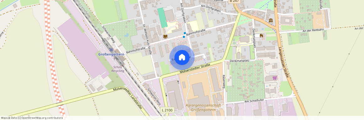 Bahnhofstr. 14e, 99991 Unstrut-Hainich OT Großengottern