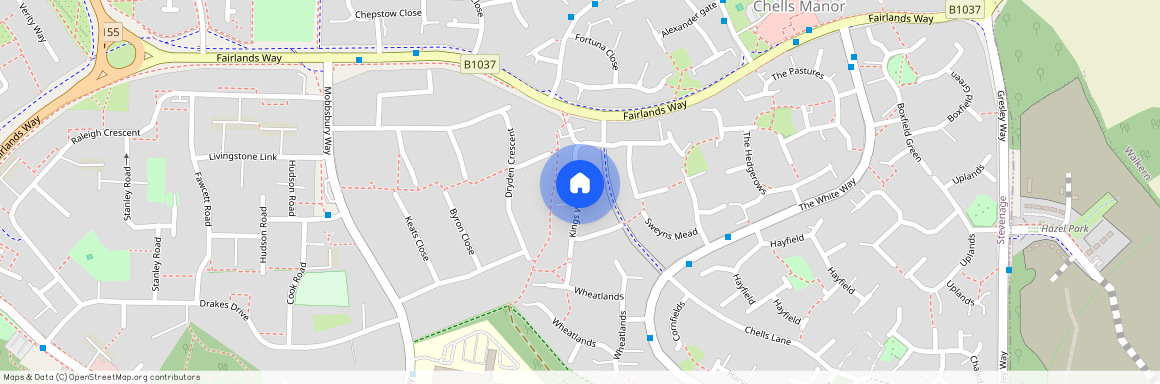 Kings Walden Rise, Stevenage, Hertfordshire, SG2