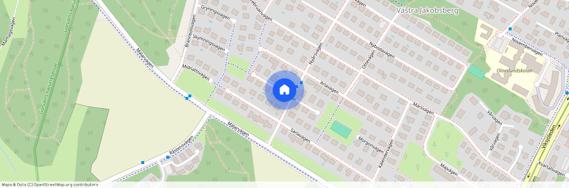 Aftonvägen, Järfälla