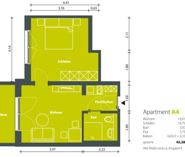 WohnPLUS-Apartments im WeidenCarré - Glücklich wohnen am Heeresberg - Photo 1