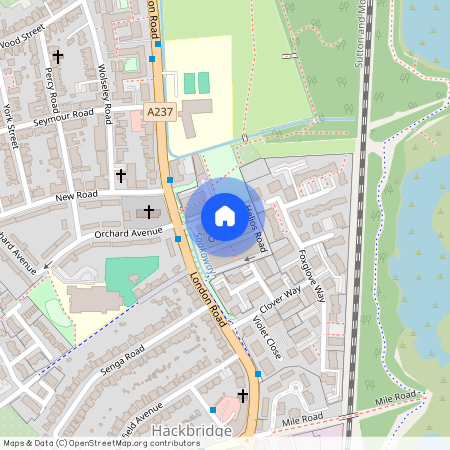 Oak Walk, Bedzed, Hackbridge, Surrey. SM6