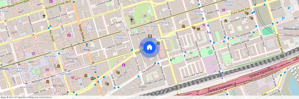 St. Lawrence Market Lofts, #314, 81 Front Street E, St. Lawrence, Toronto