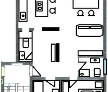 Gemütliche ca. 81m² große 3-Zimmer-Wohnung mit ca. 12 m² großem Bal... - Photo 1
