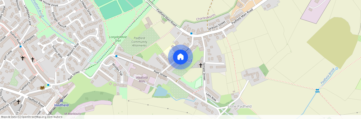 **LOG BURNER!** Regent Street, Padfield, SK13 1EH