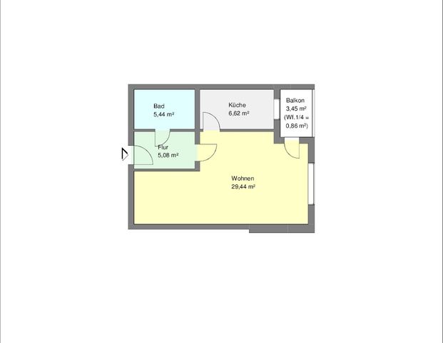 Kleine 1 Zimmerwohnung in Dortmund Hörde mit WBS - Photo 1