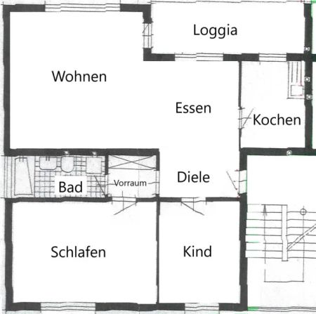 Geräumige Wohnung mit Loggia und Gartennutzung in Siegen-Seelbach! - Photo 4