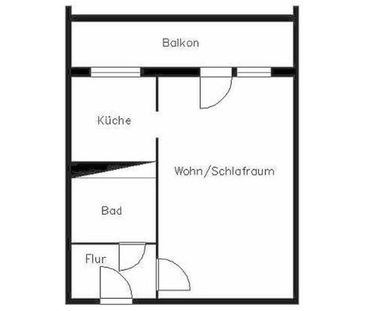 +++ 1-Raum-Wohnung +++ frisch saniert +++ Balkon - Foto 6