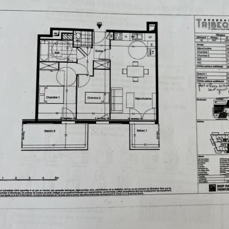 T3 de 60.50m² - Belcier - Photo 3