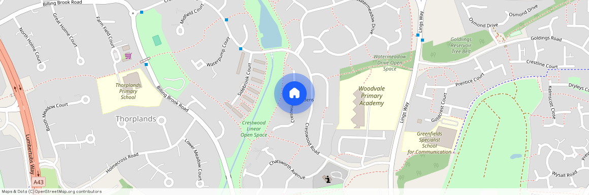 Crestwood Gardens, Goldenash, Northampton NN3