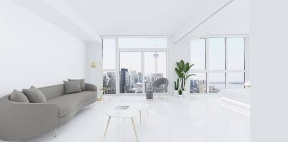 Sleek 1 Bed, 1 Bath with City Views and Office Den - Photo 2