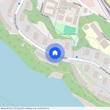 Larsbergsvägen, Lidingö