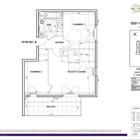 location Appartement T3 DE 54m² À ISSY LES MOULINEAUX - Photo 4