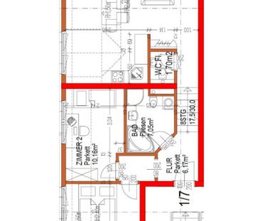 3 Zimmerwohnung - Parkplatz - Kellerabteil - UNBEFRISTET - Foto 6